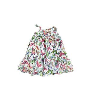 Baby Gap Toddler Girls White Butterfly Print Sleeveless Summer Dress Size 3T Cot